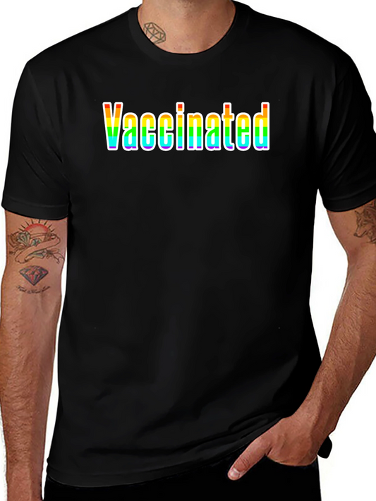 Vaccinated Rainbow T-Shirt