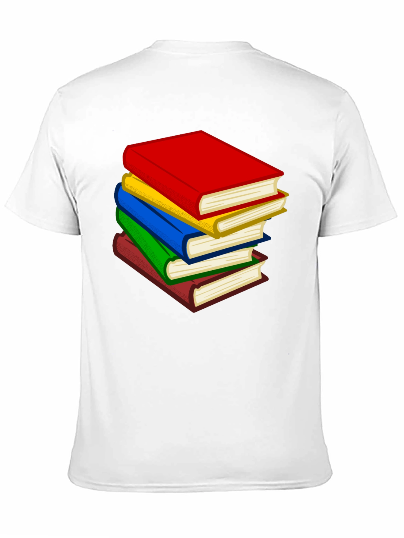 Stacked Books Graphic Tee - Readers Delight!