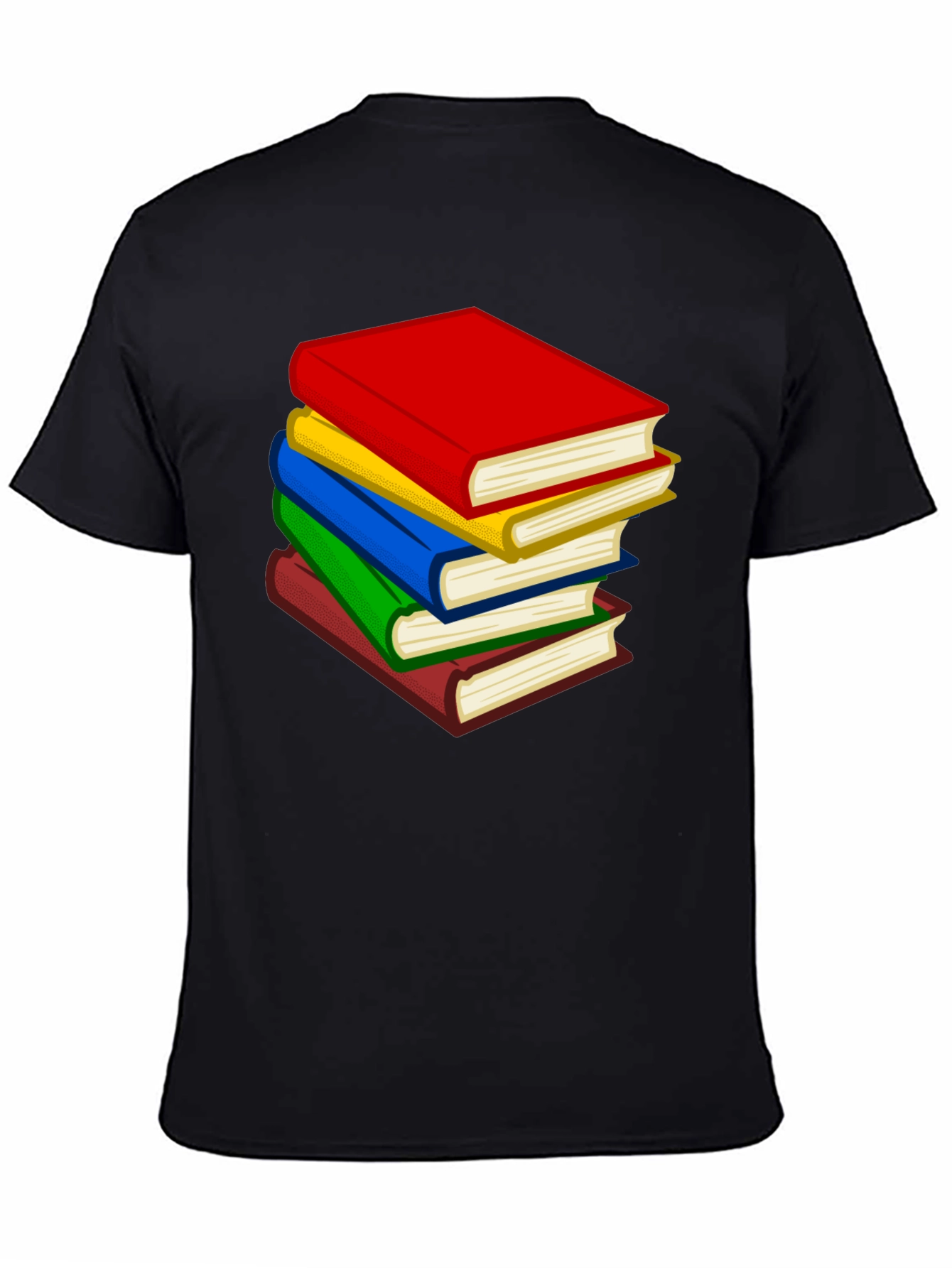 Stacked Books Graphic Tee - Readers Delight!
