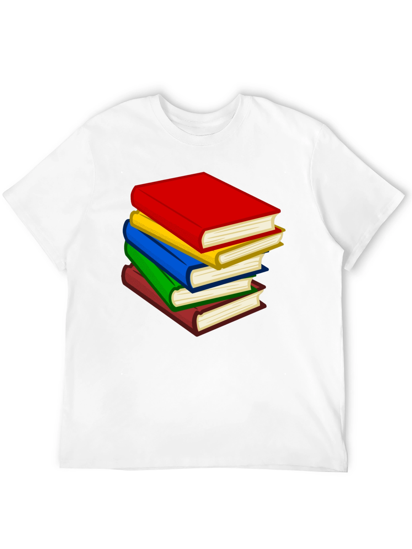 Stacked Books Graphic Tee - Readers Delight!