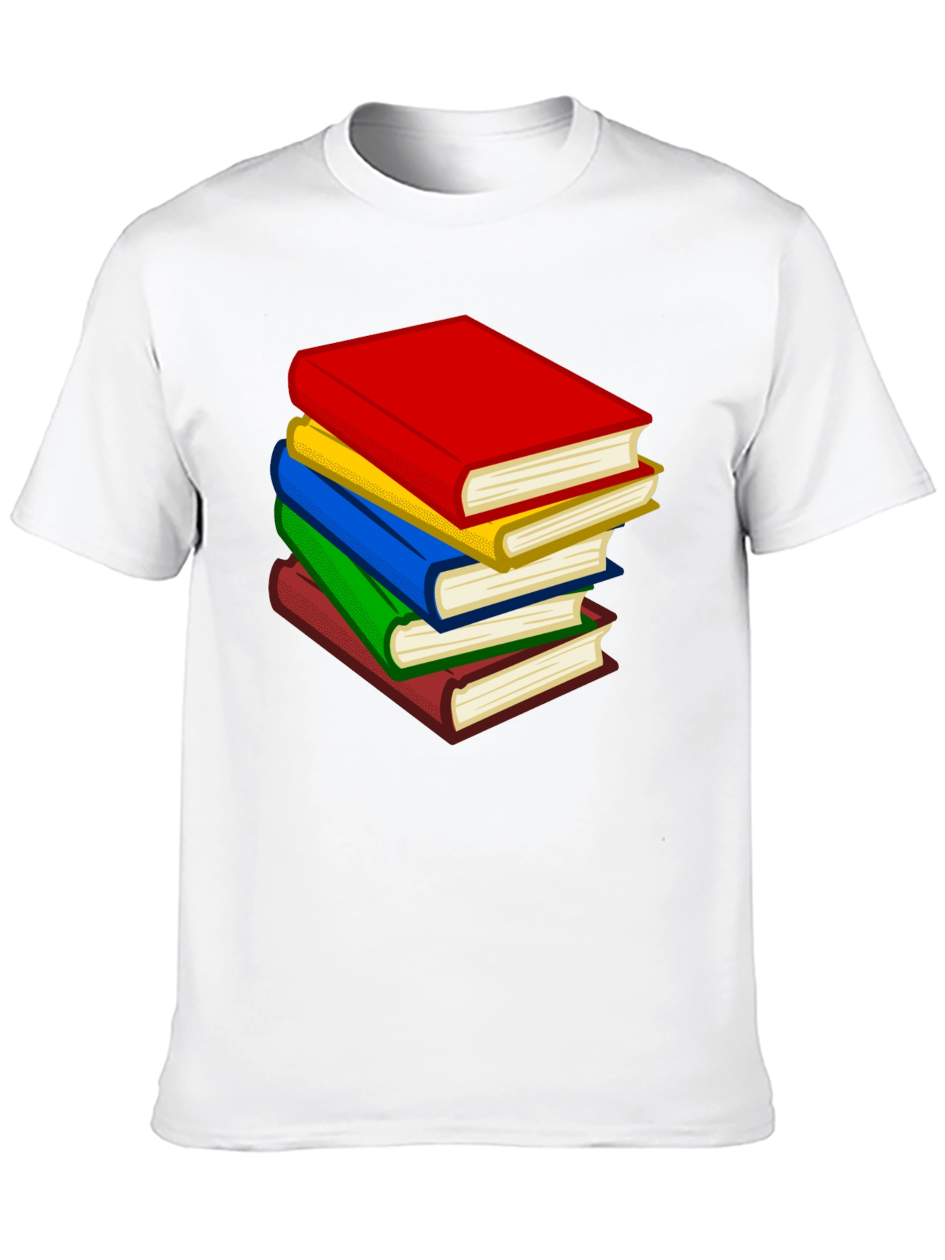 Stacked Books Graphic Tee - Readers Delight!