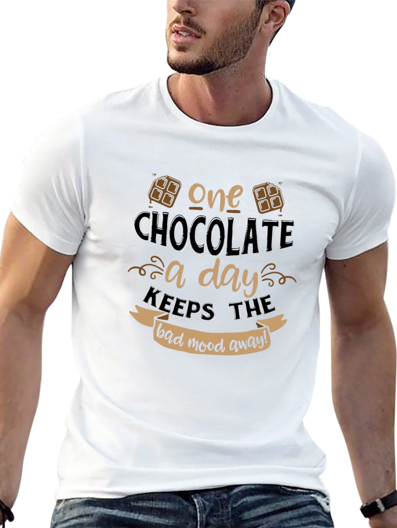 Chocolate a Day Keeps the Bad Mood Away T-Shirt