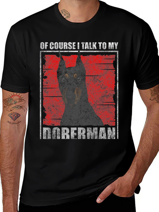 Doberman Dog Lover Graphic T-Shirt