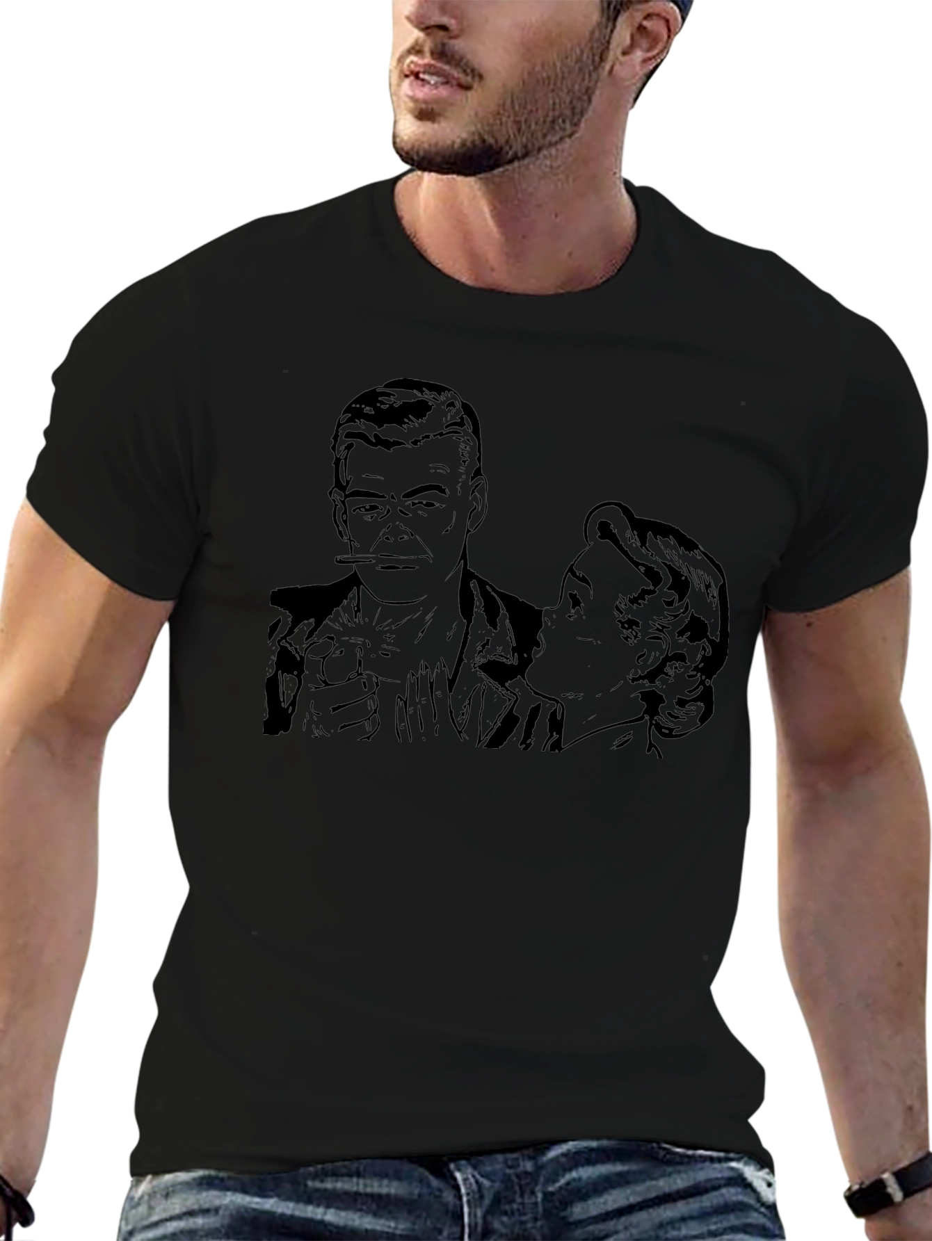 Retro Noir Graphic T-Shirt - Classic Style