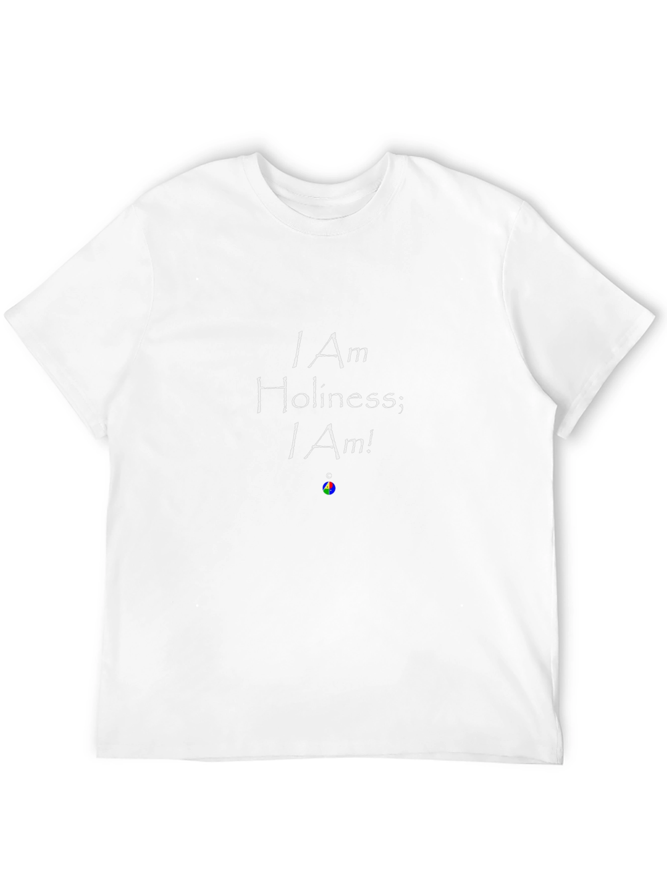 I Am Holiness Black Graphic T-Shirt