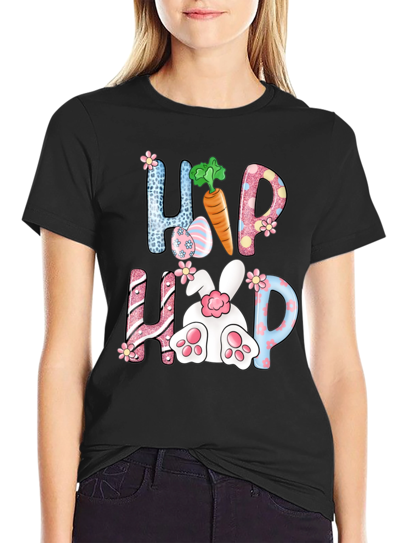 Hip Hop Bunny Easter T-Shirt