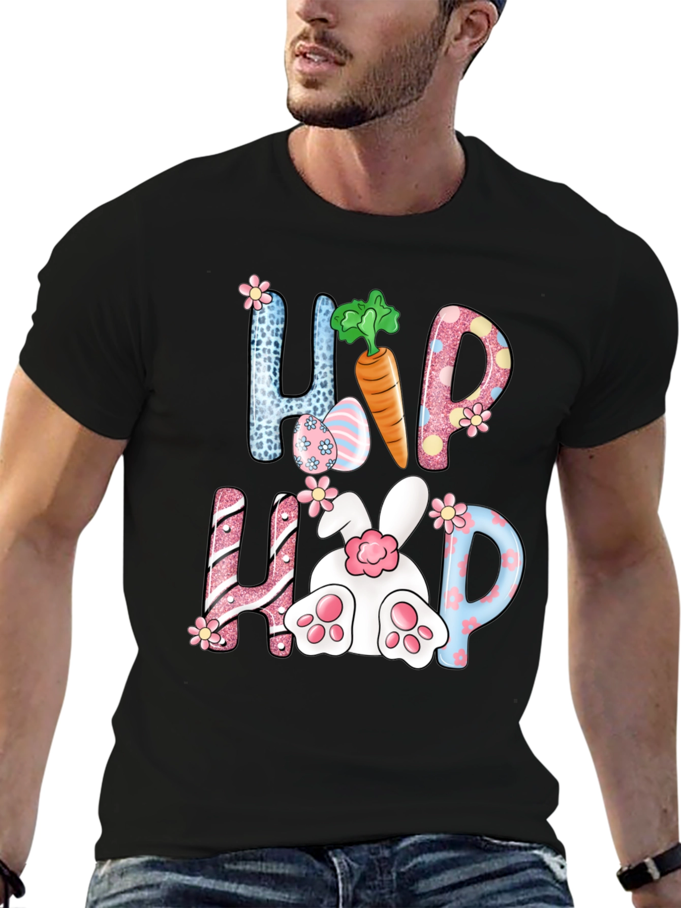 Hip Hop Bunny Easter T-Shirt