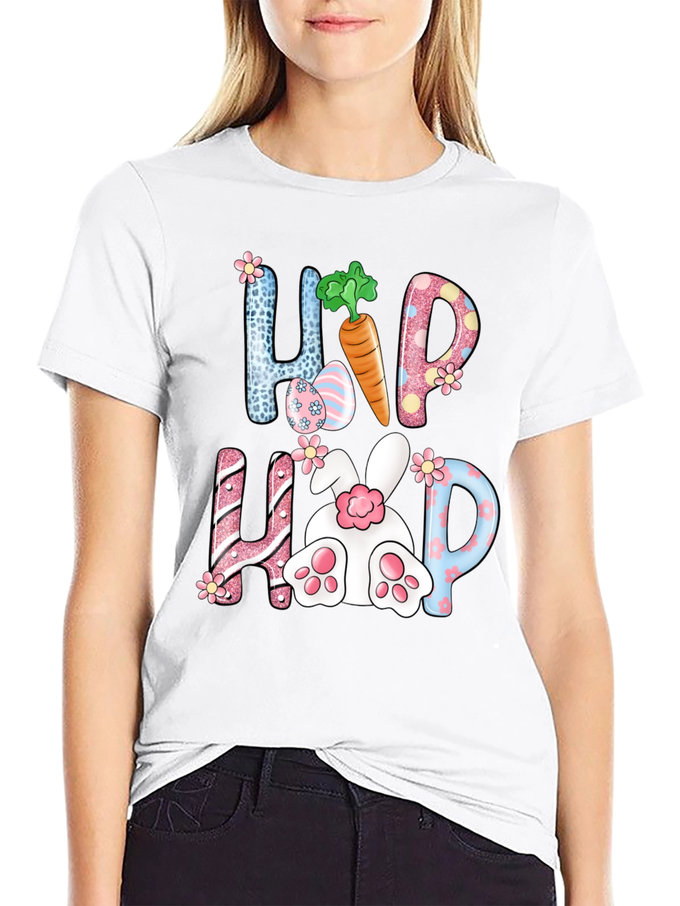Hip Hop Bunny Easter T-Shirt