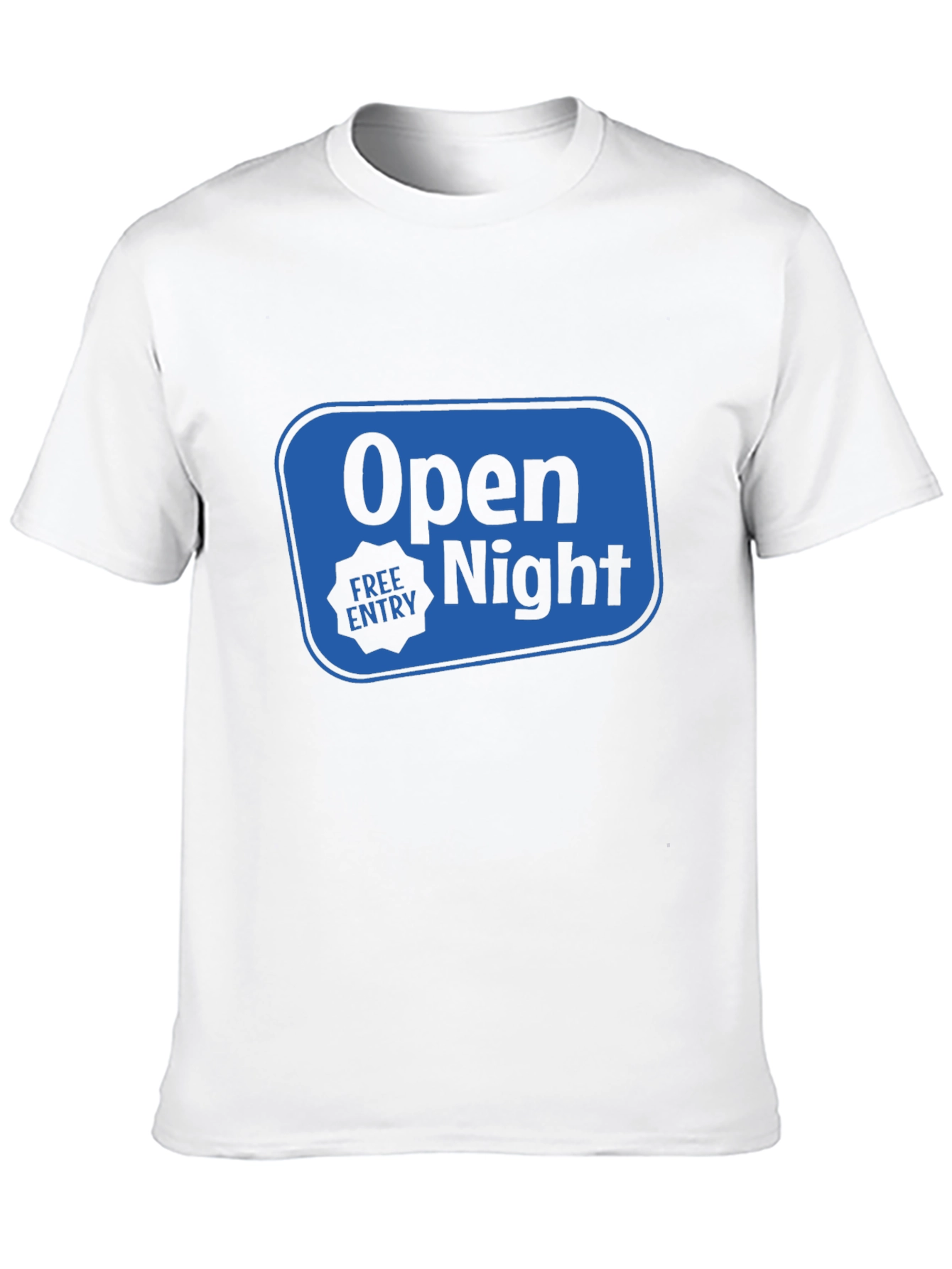 Open Night Free Entry Black T-Shirt