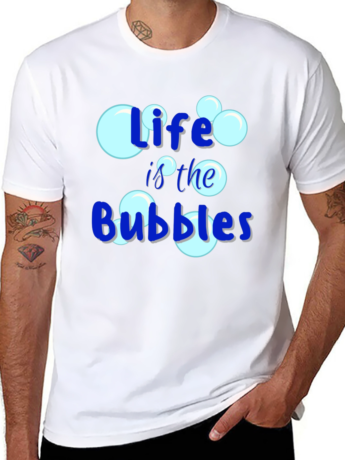 Life is the Bubbles Graphic T-Shirt