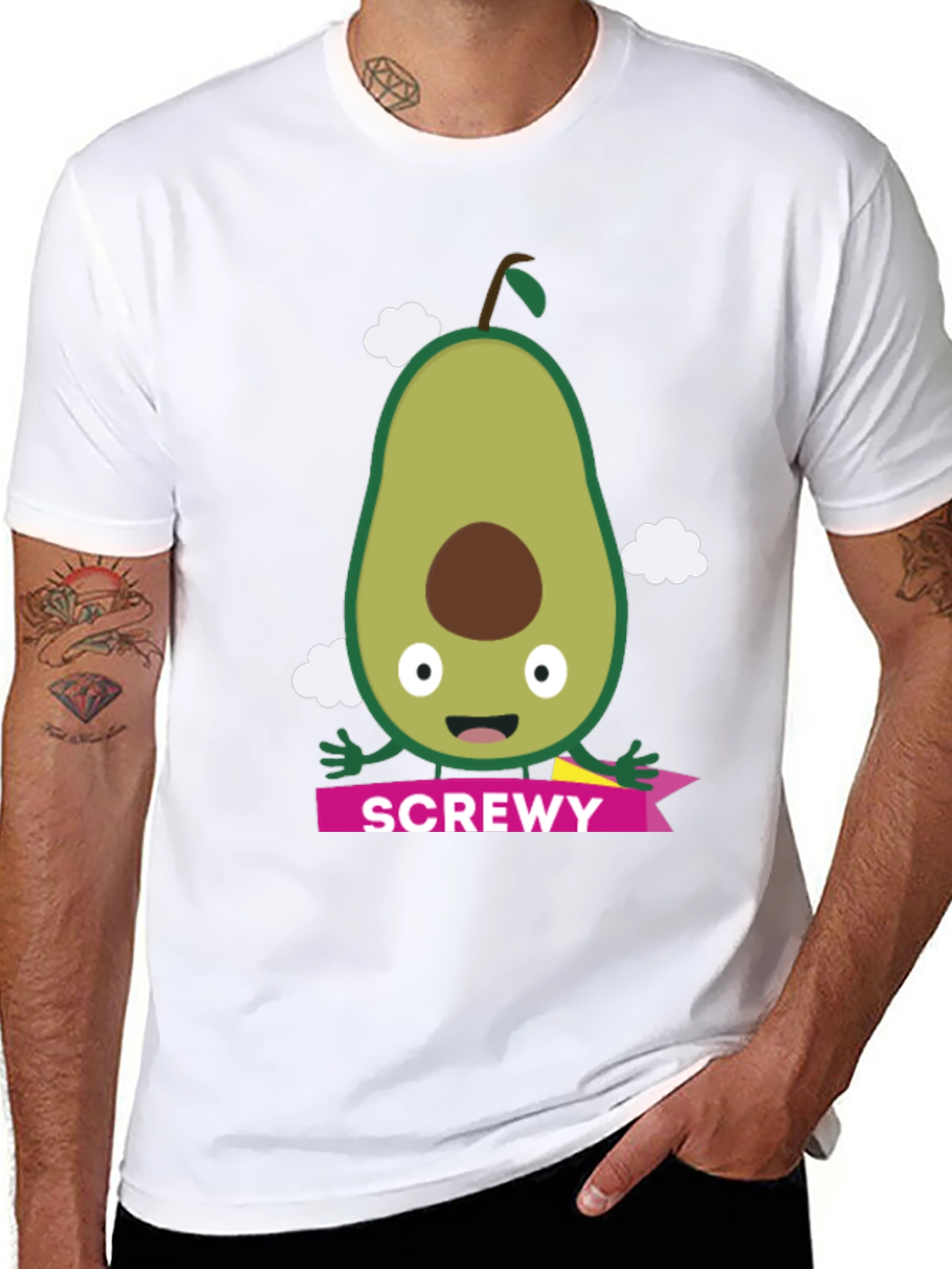 Funny Avocado T-Shirt - Screw You Pun Tee