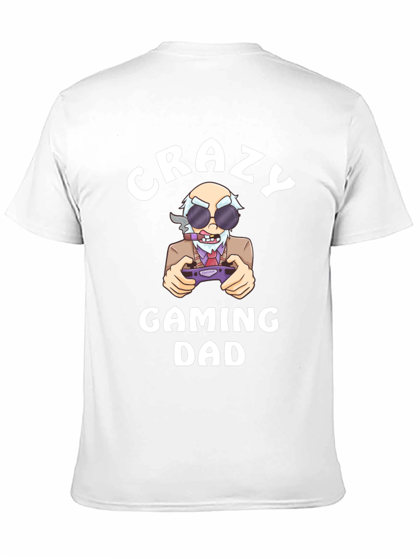 Crazy Gaming Dad T-Shirt - Novelty Graphic Tee