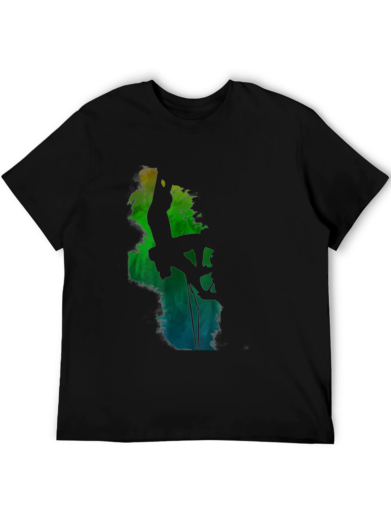 Climbing Silhouette Black Graphic Tee