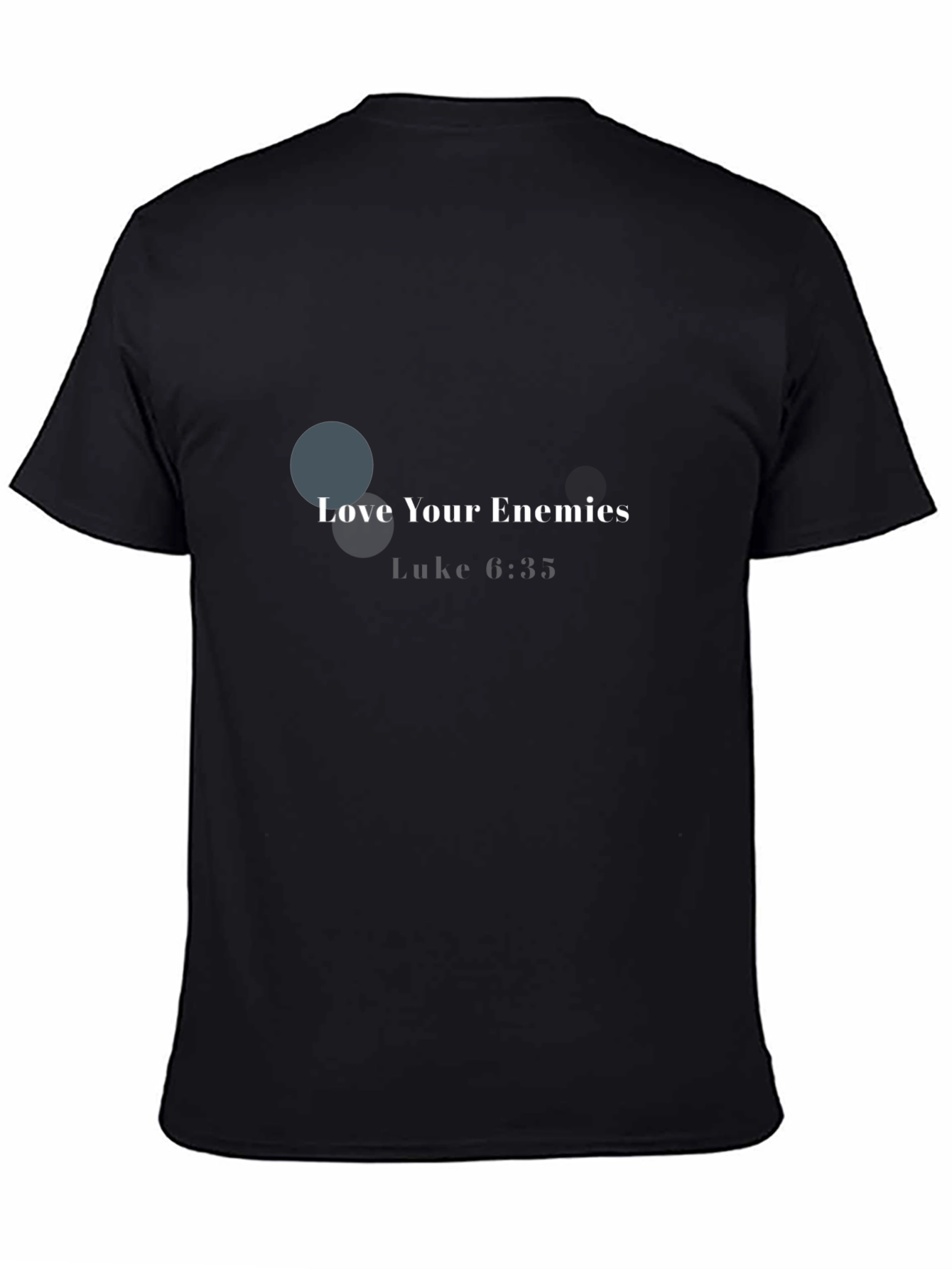 Love Your Enemies Black Graphic Tee
