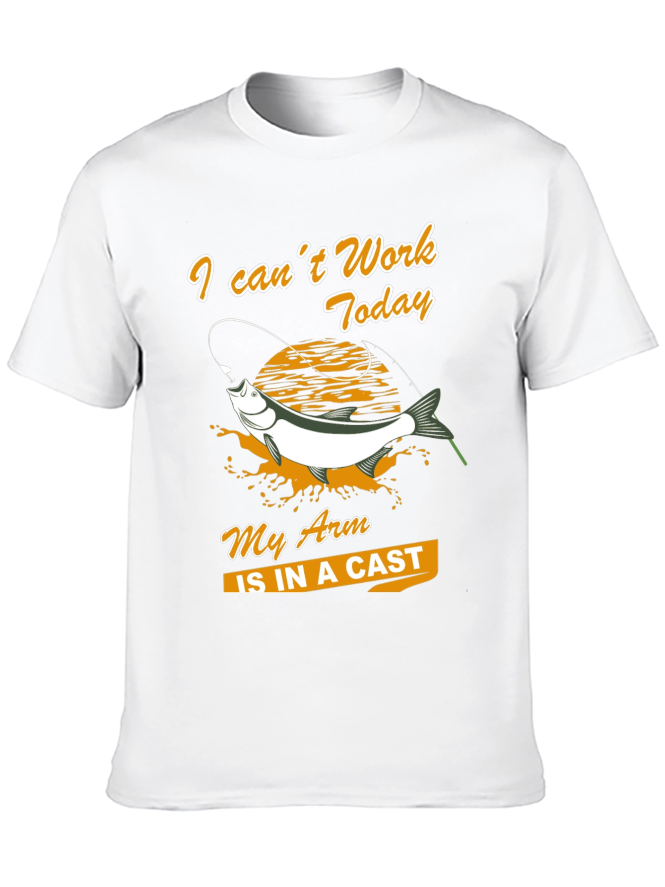 Fishing T-Shirt: I Cant Work Today