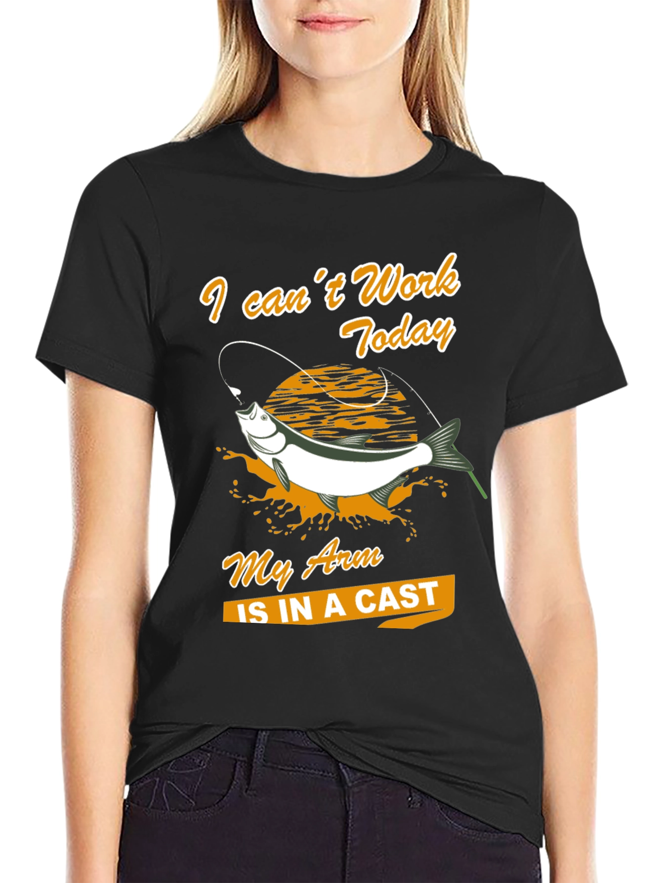 Fishing T-Shirt: I Cant Work Today
