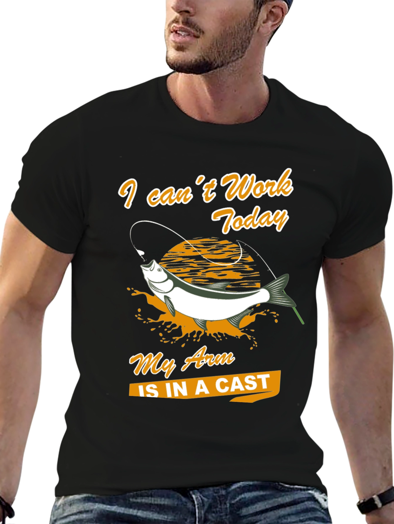Fishing T-Shirt: I Cant Work Today