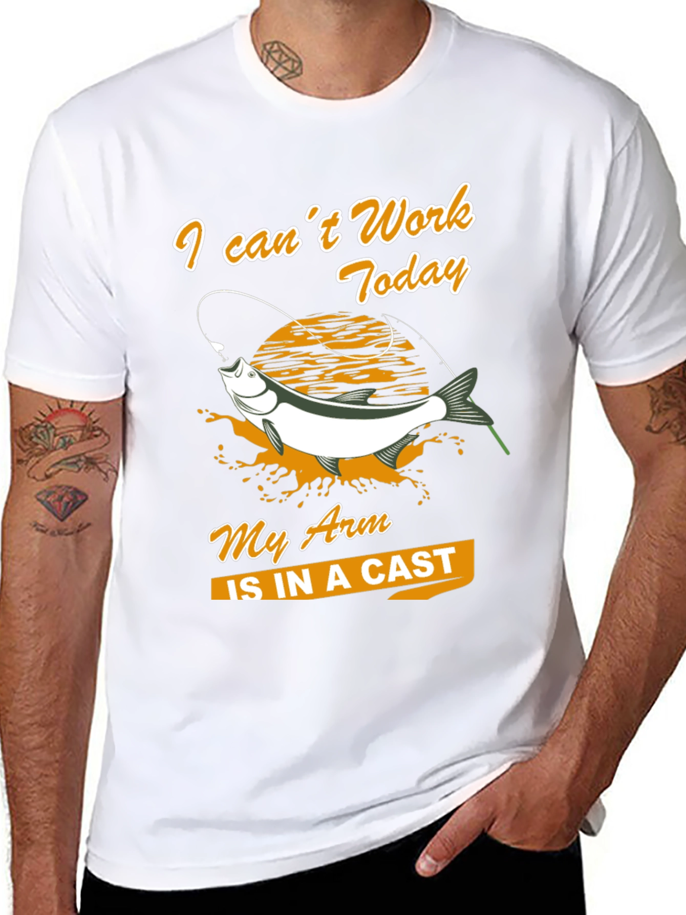 Fishing T-Shirt: I Cant Work Today