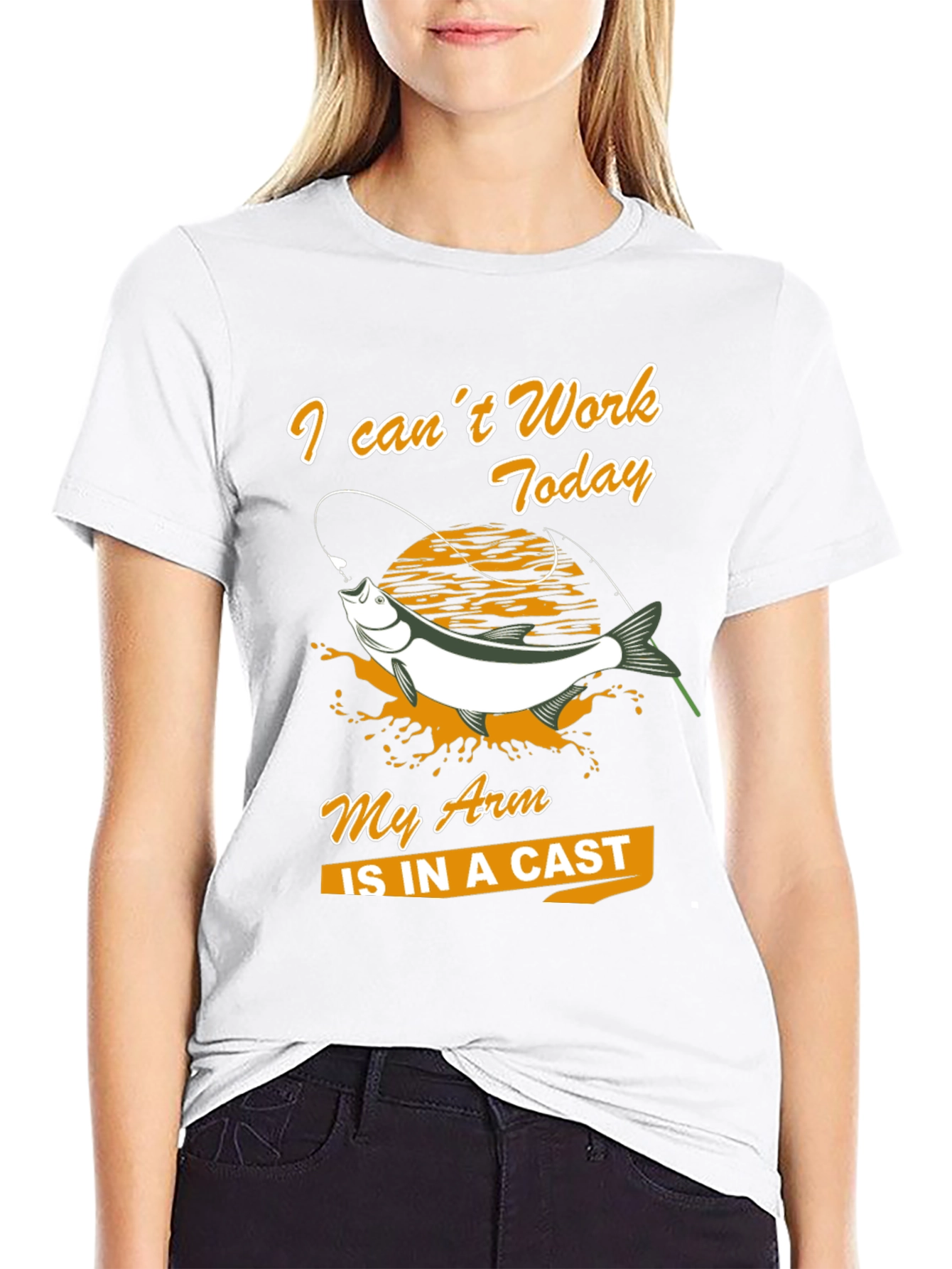 Fishing T-Shirt: I Cant Work Today