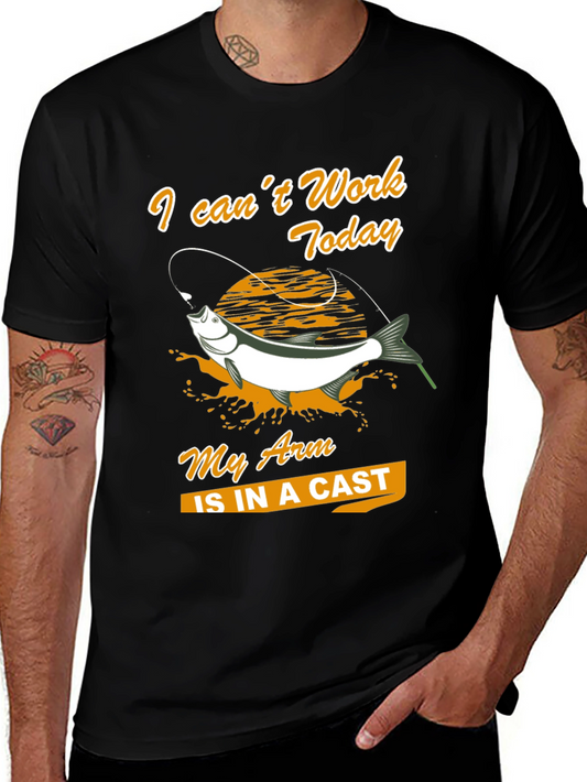Fishing T-Shirt: I Cant Work Today