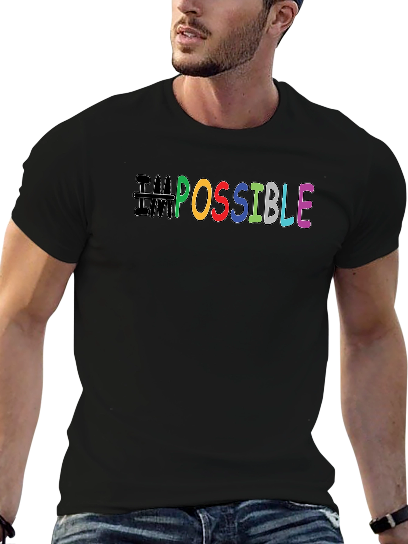 Impossible Possible T-Shirt - Motivational Graphic Tee