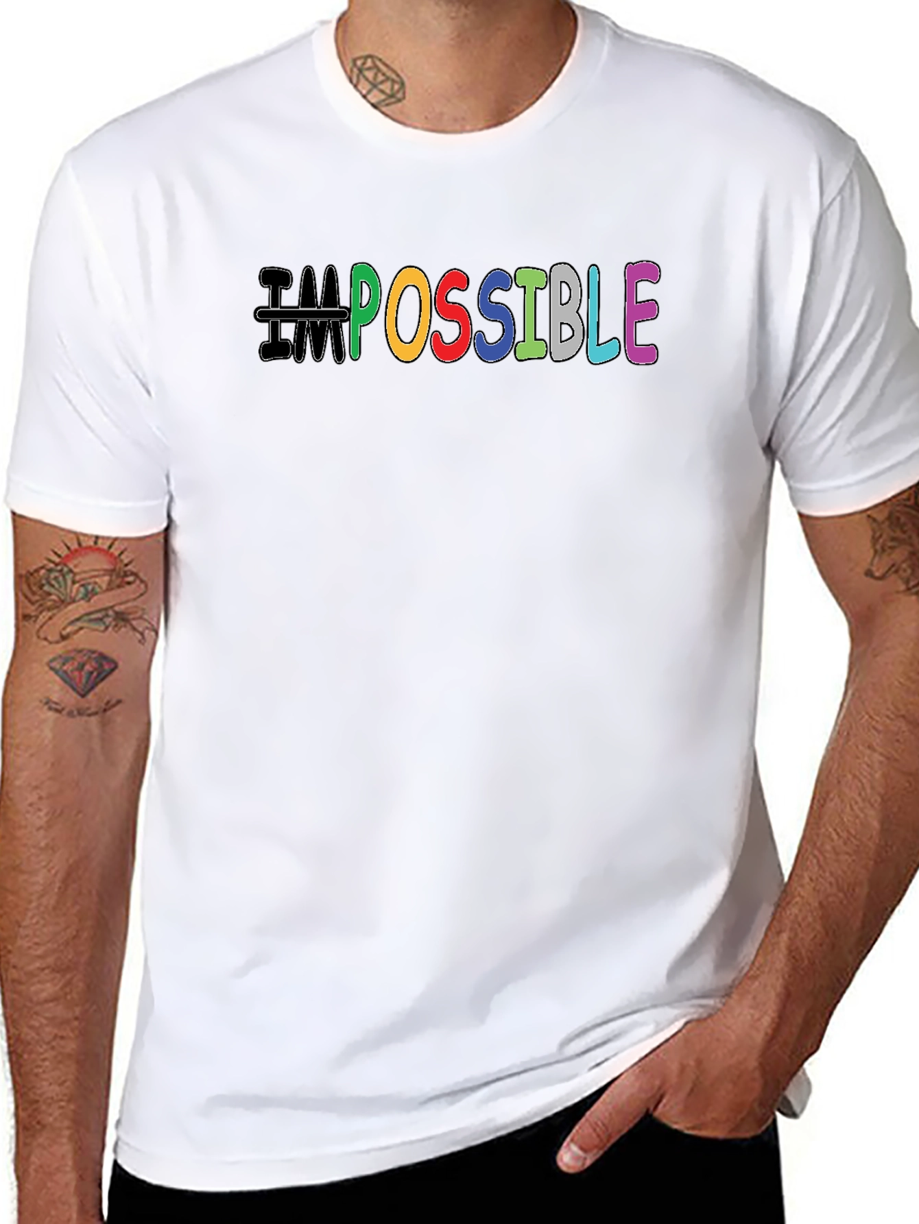 Impossible Possible T-Shirt - Motivational Graphic Tee