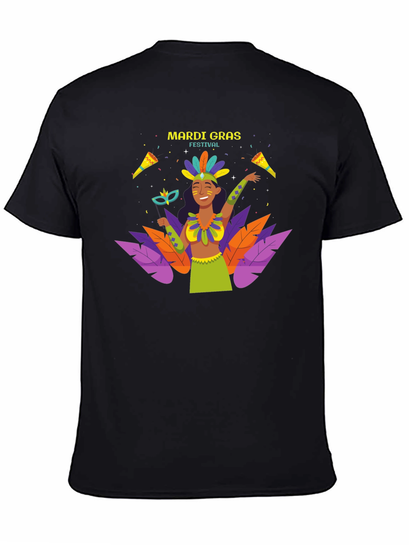 Mardi Gras Festival Graphic T-Shirt