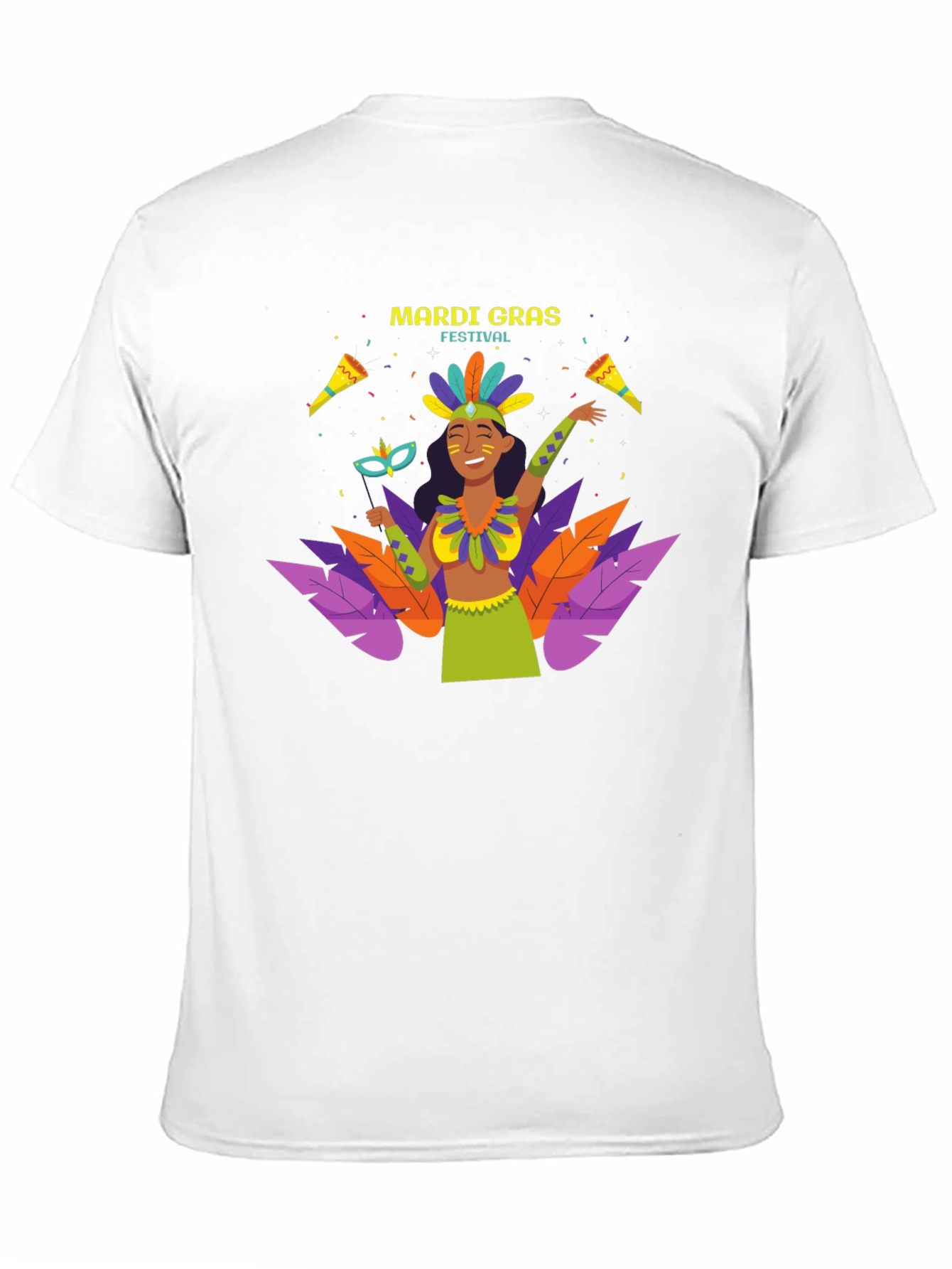 Mardi Gras Festival Graphic T-Shirt