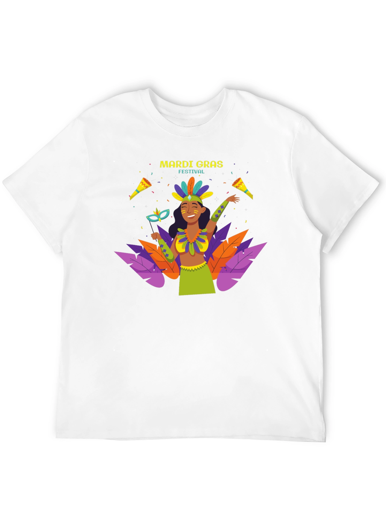 Mardi Gras Festival Graphic T-Shirt