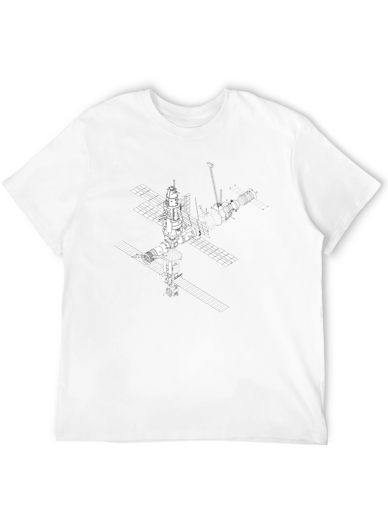 Space Station Graphic Tee - Black