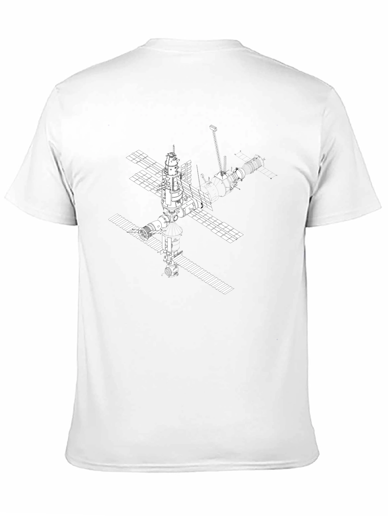Space Station Graphic Tee - Black
