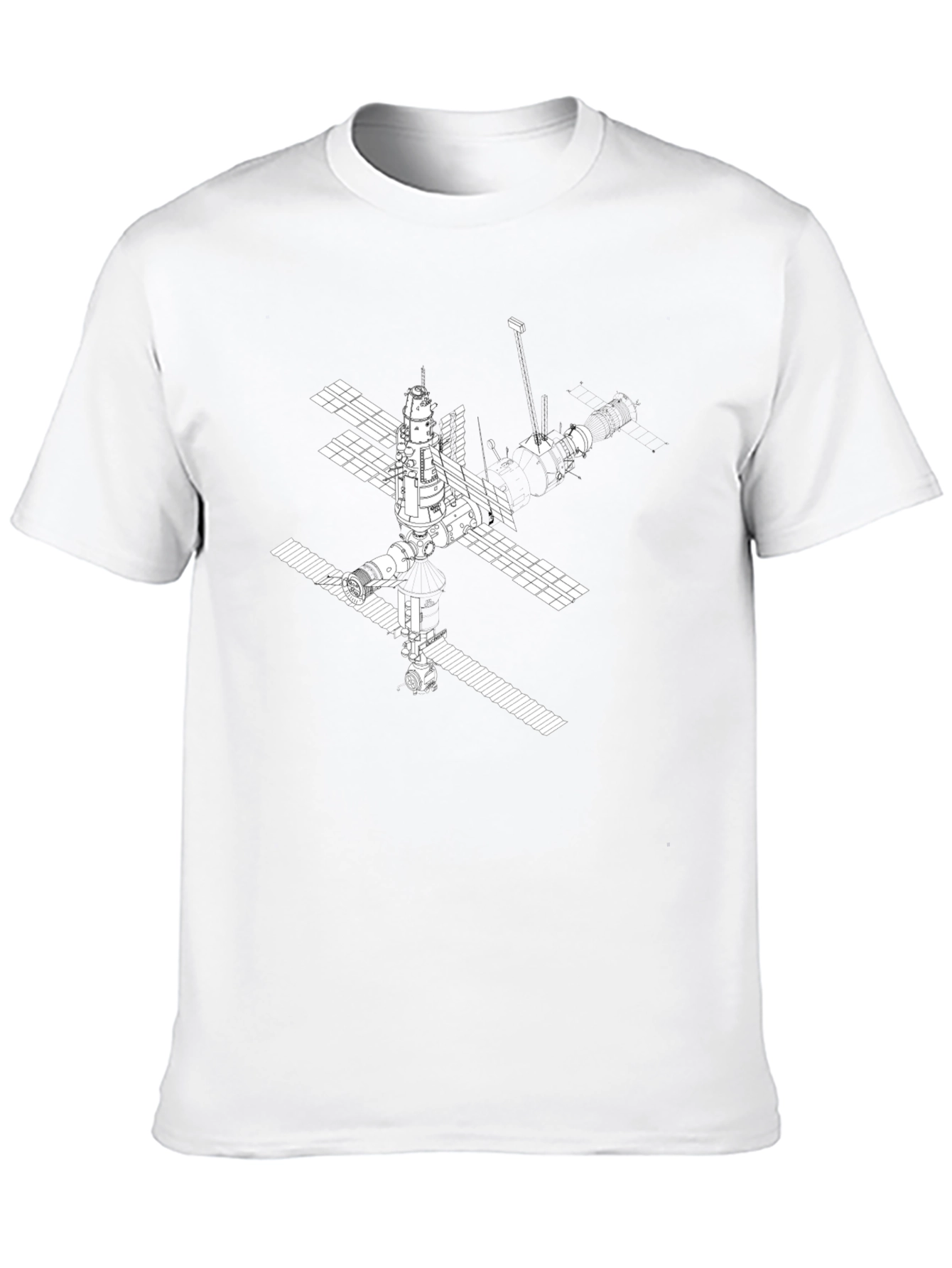 Space Station Graphic Tee - Black