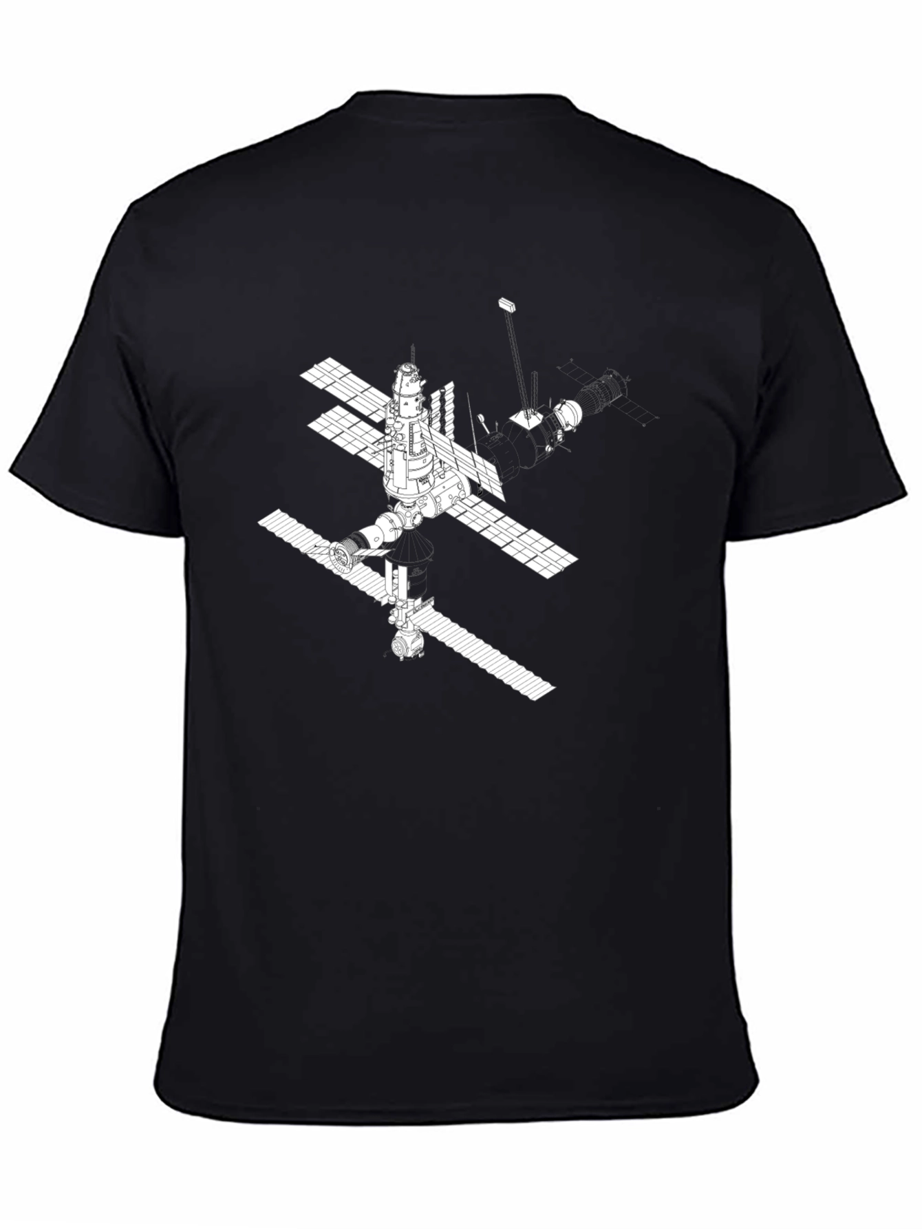 Space Station Graphic Tee - Black