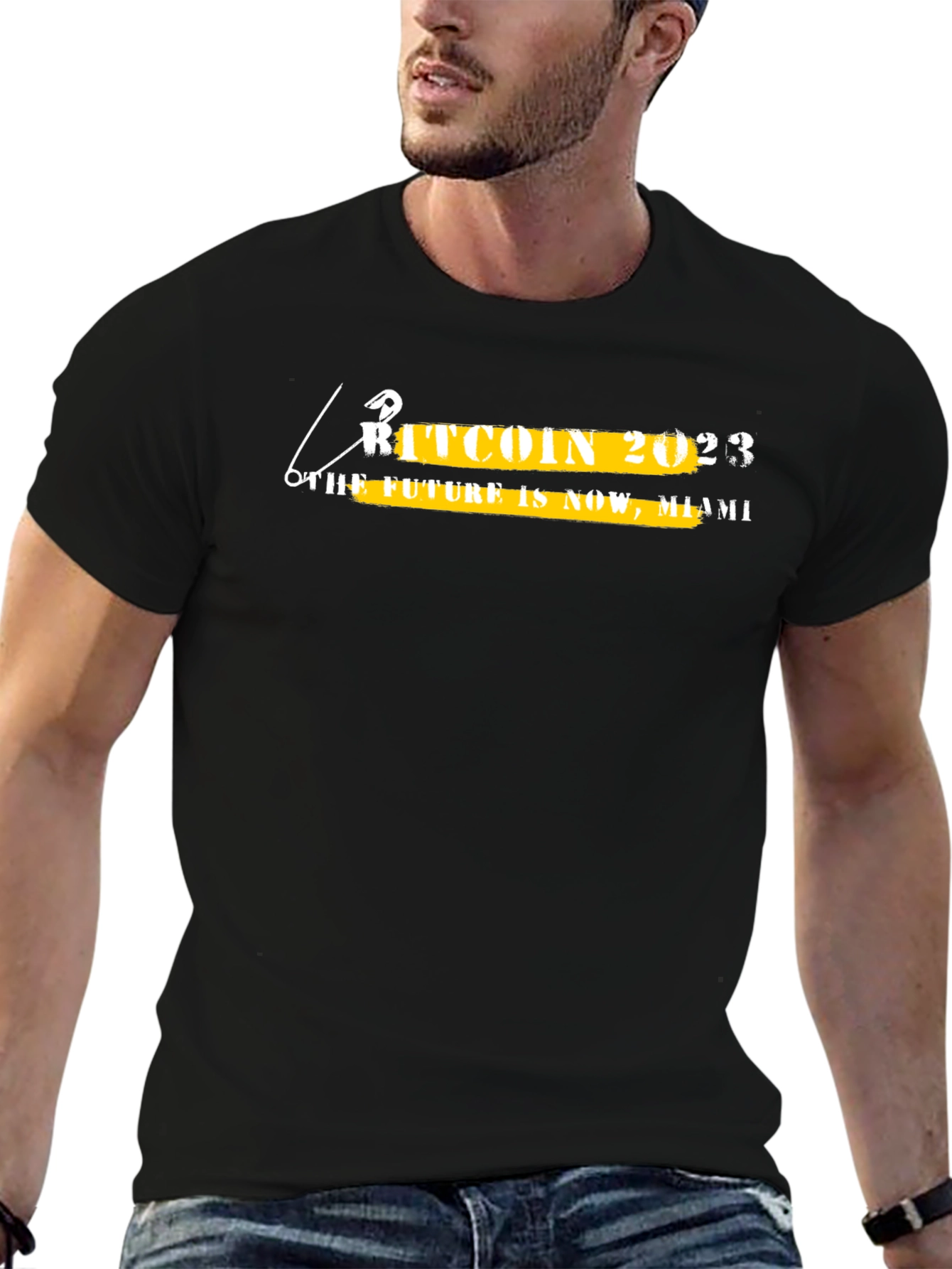 Bitcoin 2023 Graphic Black T-Shirt