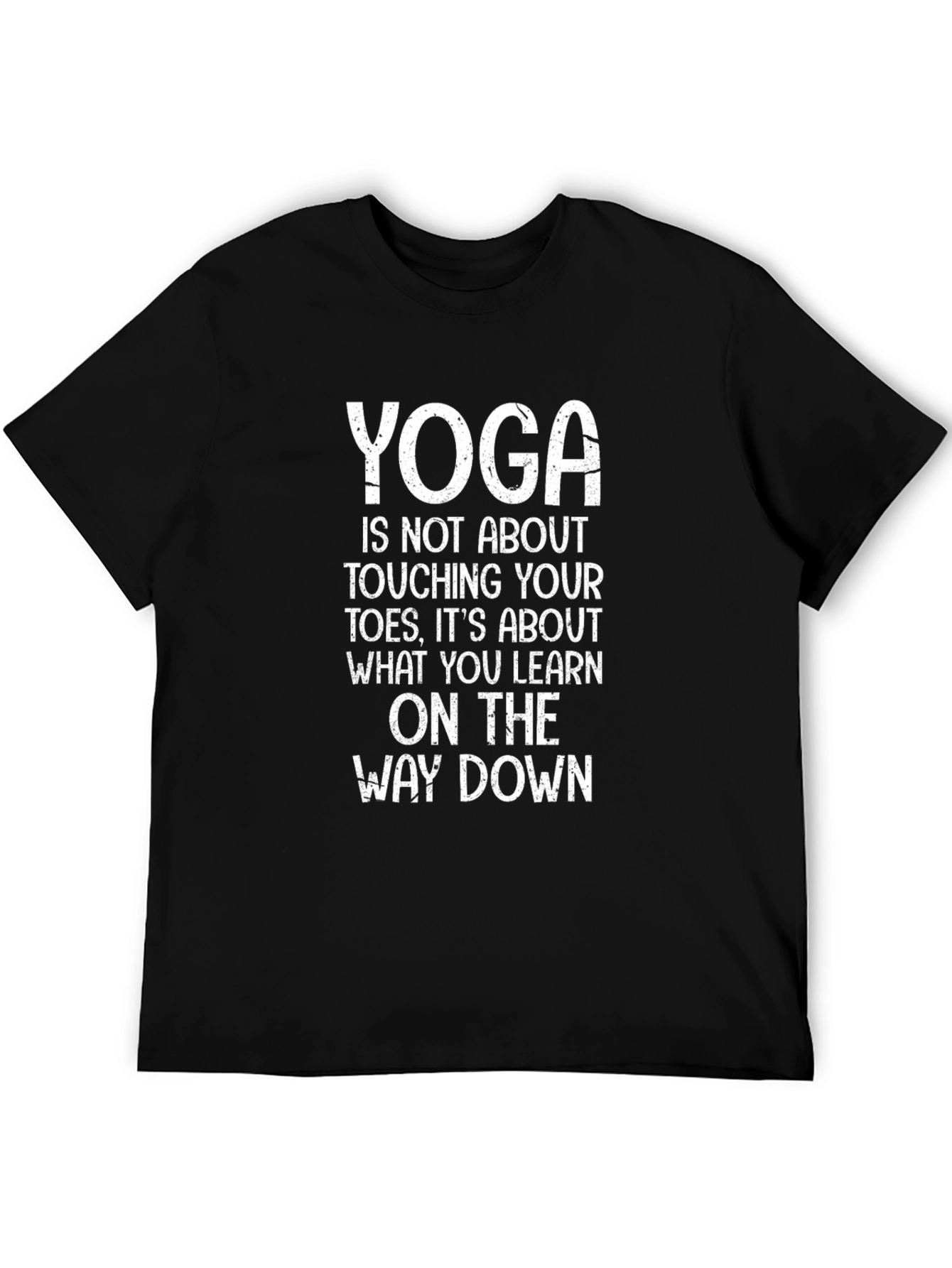 Yoga T-Shirt: Touching Toes & Learning