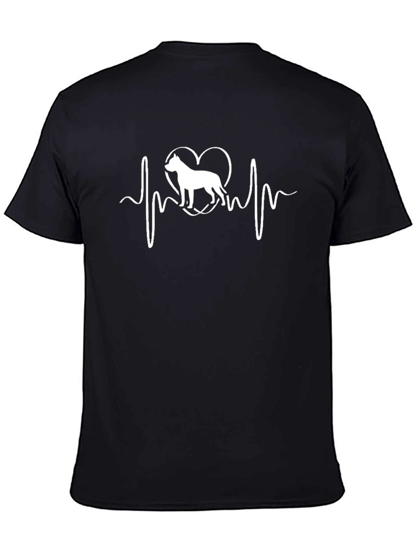 Dog Heartbeat T-Shirt - Pitbull Love Tee