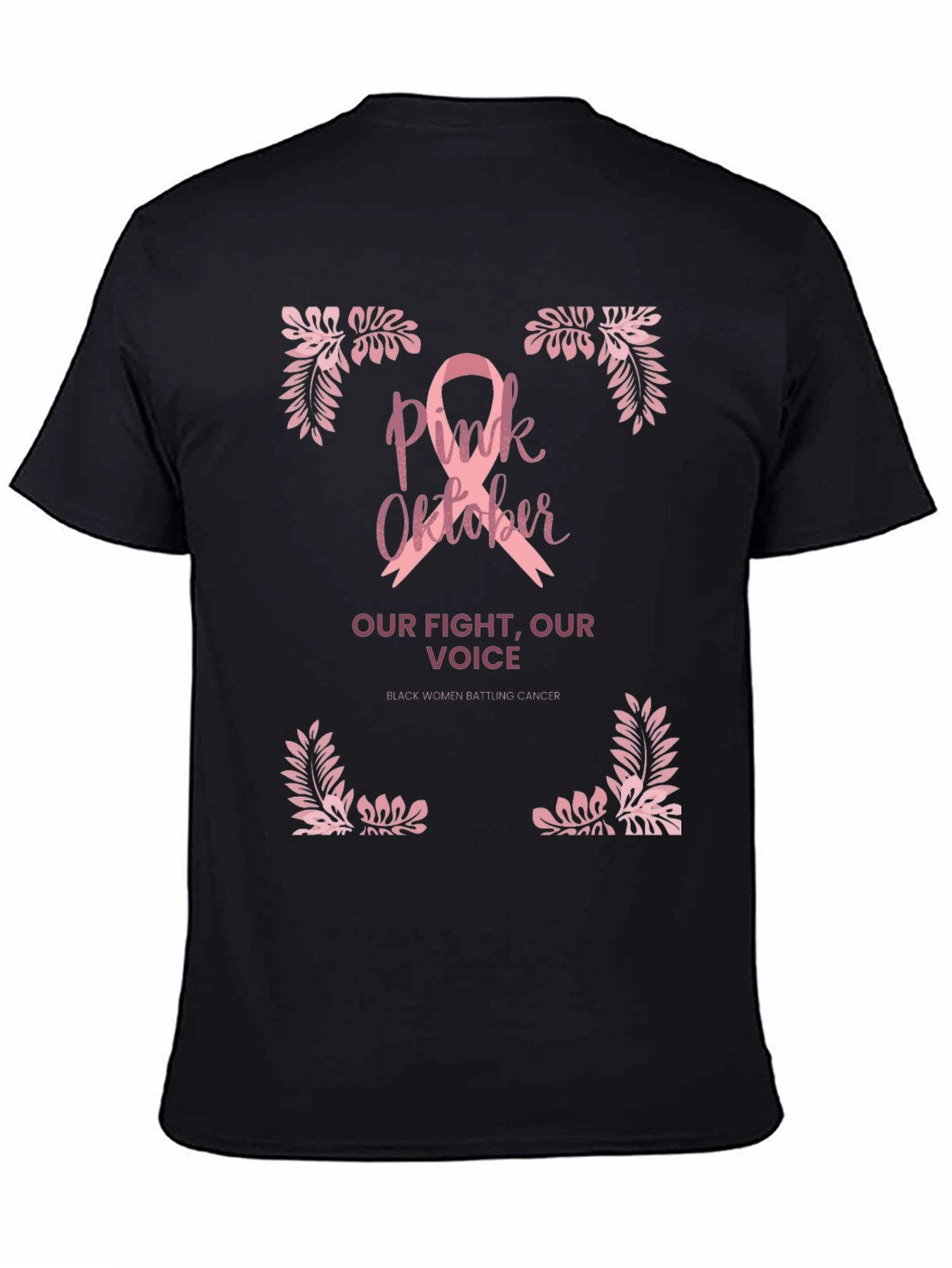 Pink October Breast Cancer Awareness Graphic Tee