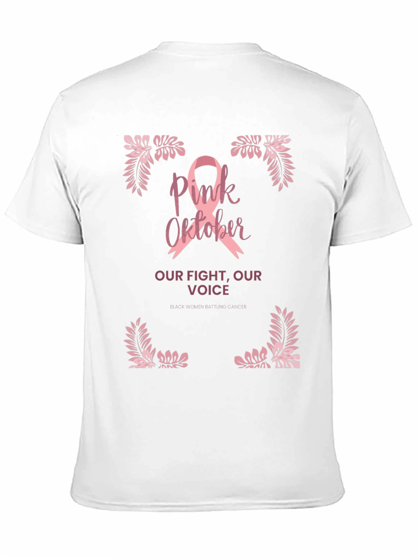 Pink October Breast Cancer Awareness Graphic Tee