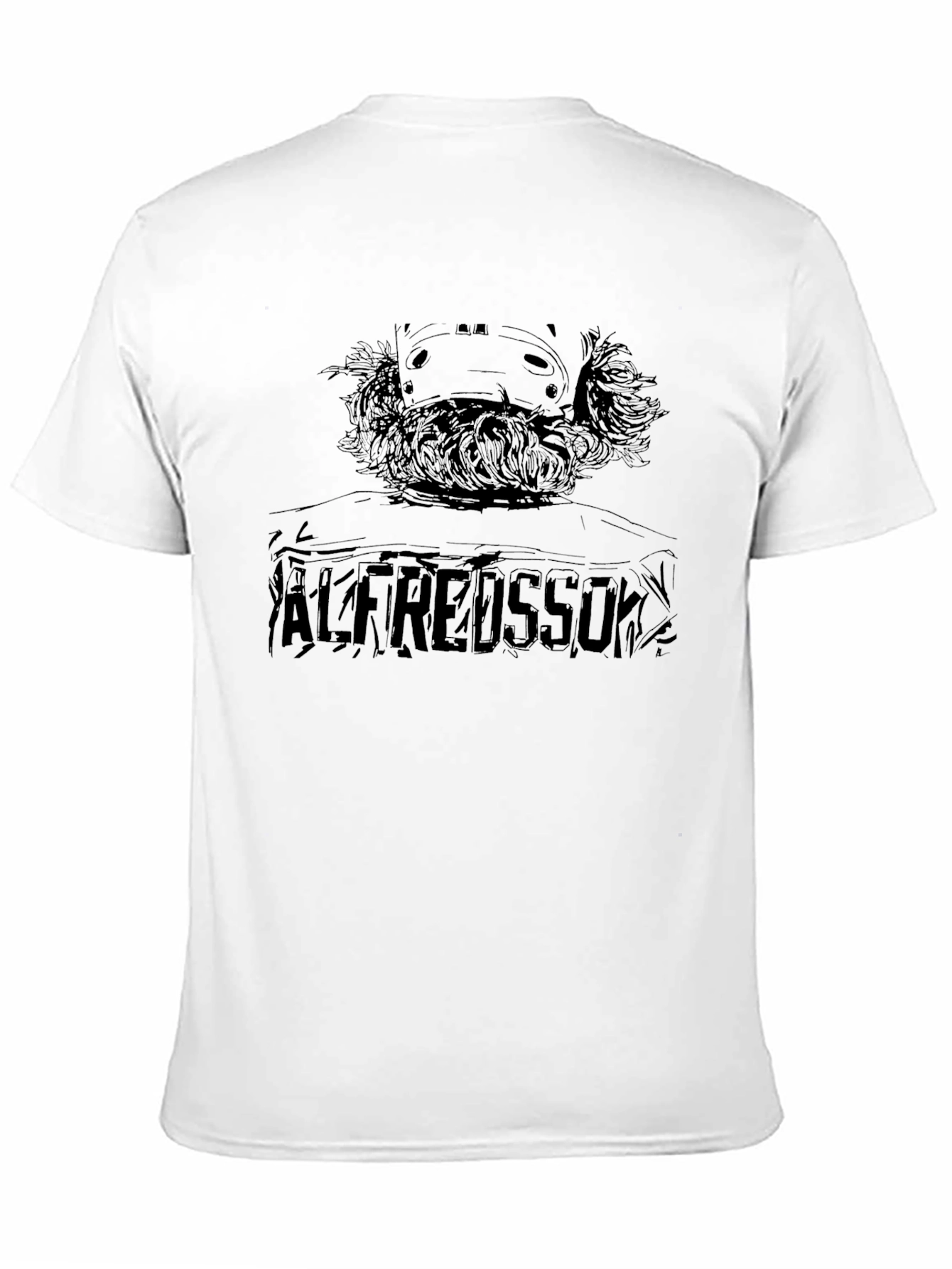 Alfredsson Black Graphic Tee