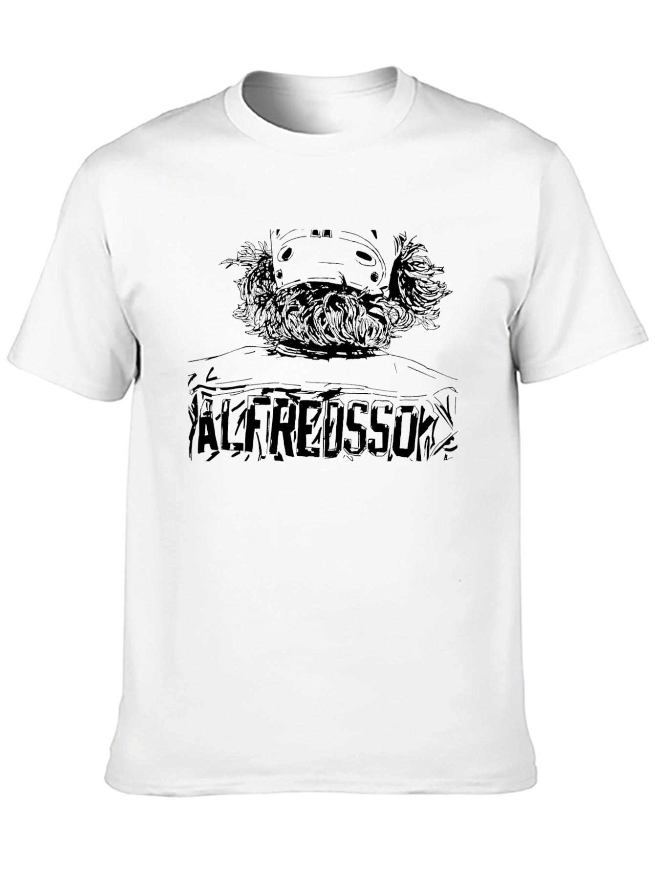 Alfredsson Black Graphic Tee