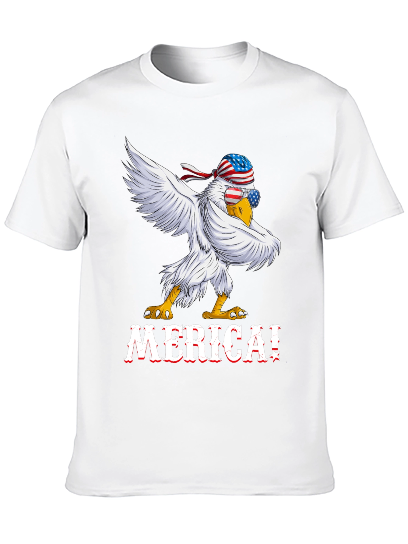 Patriotic Eagle USA Flag T-Shirt - MERICA!
