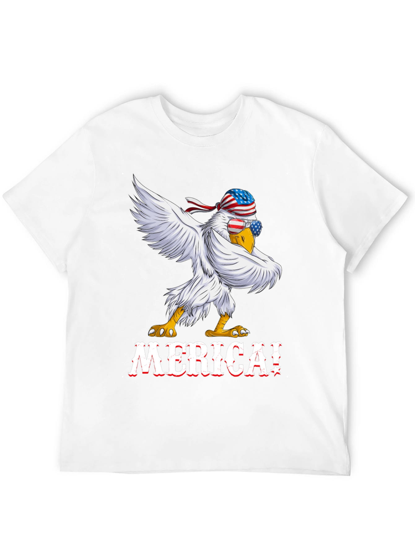 Patriotic Eagle USA Flag T-Shirt - MERICA!