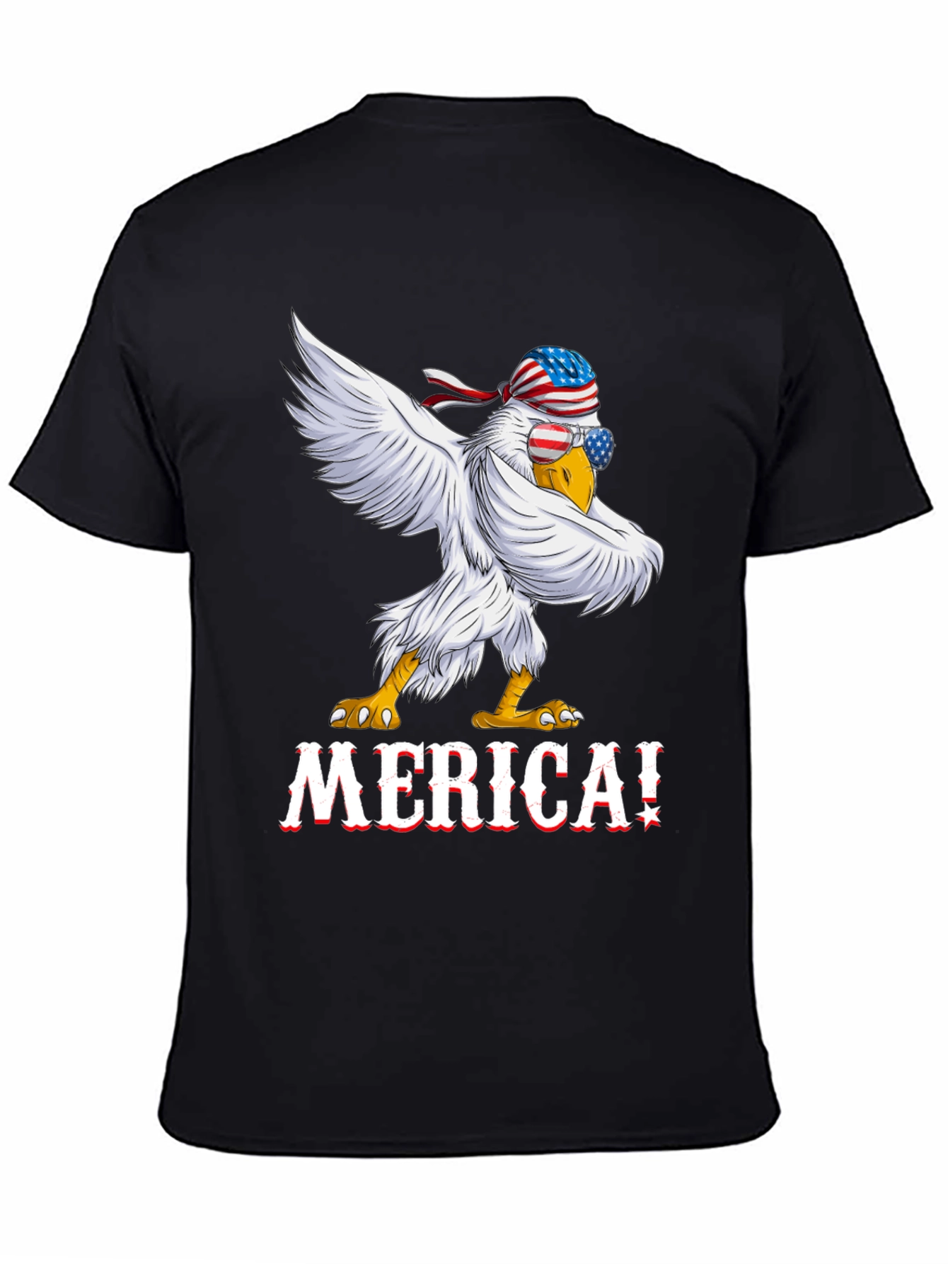 Patriotic Eagle USA Flag T-Shirt - MERICA!