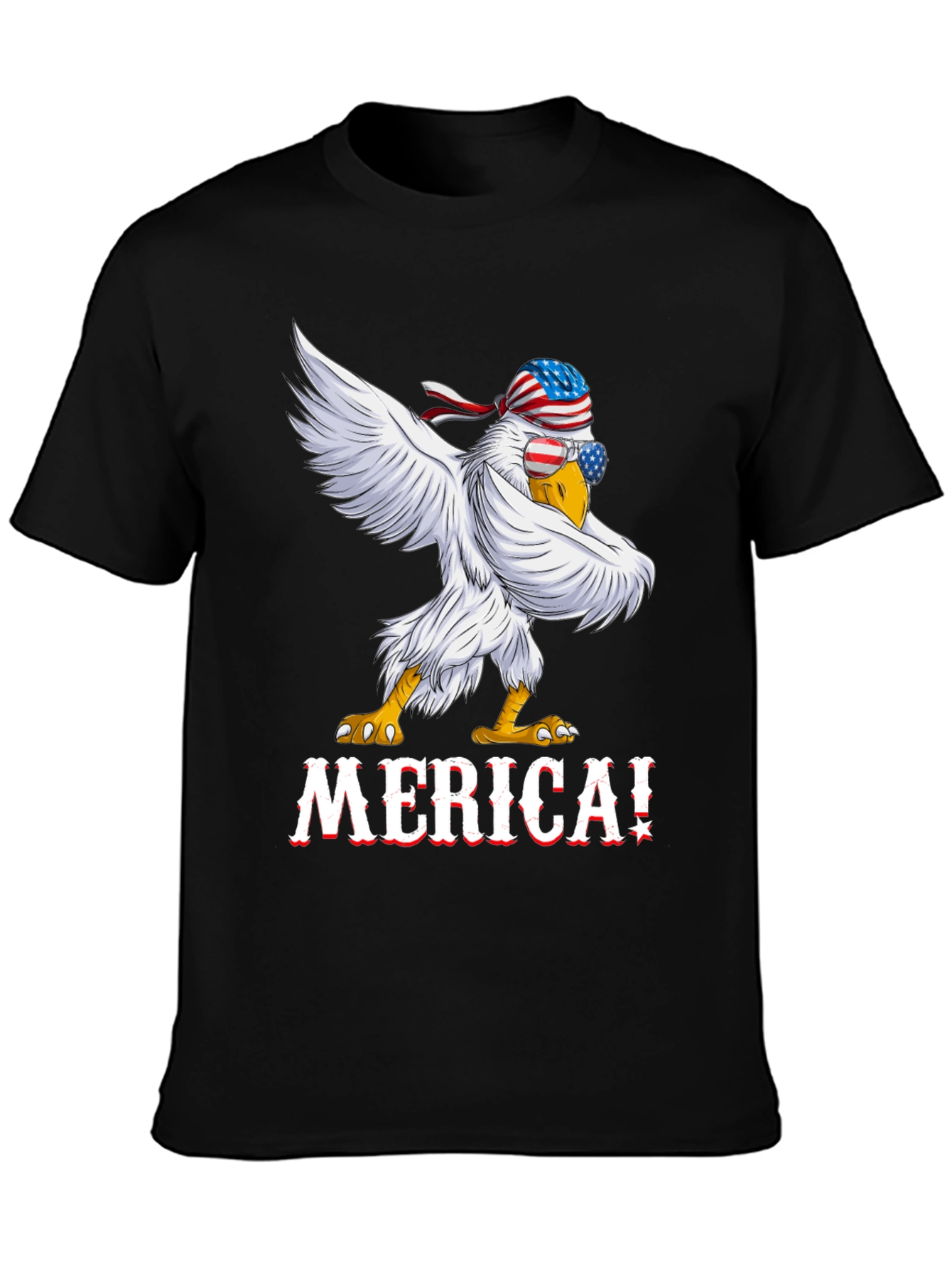 Patriotic Eagle USA Flag T-Shirt - MERICA!
