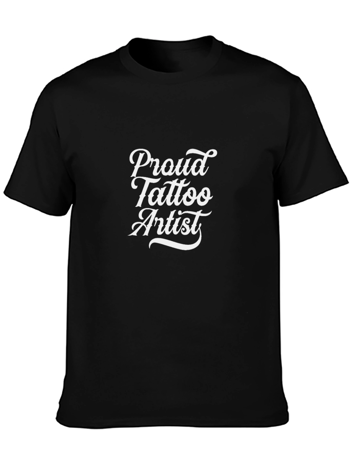 Proud Tattoo Artist Black T-Shirt
