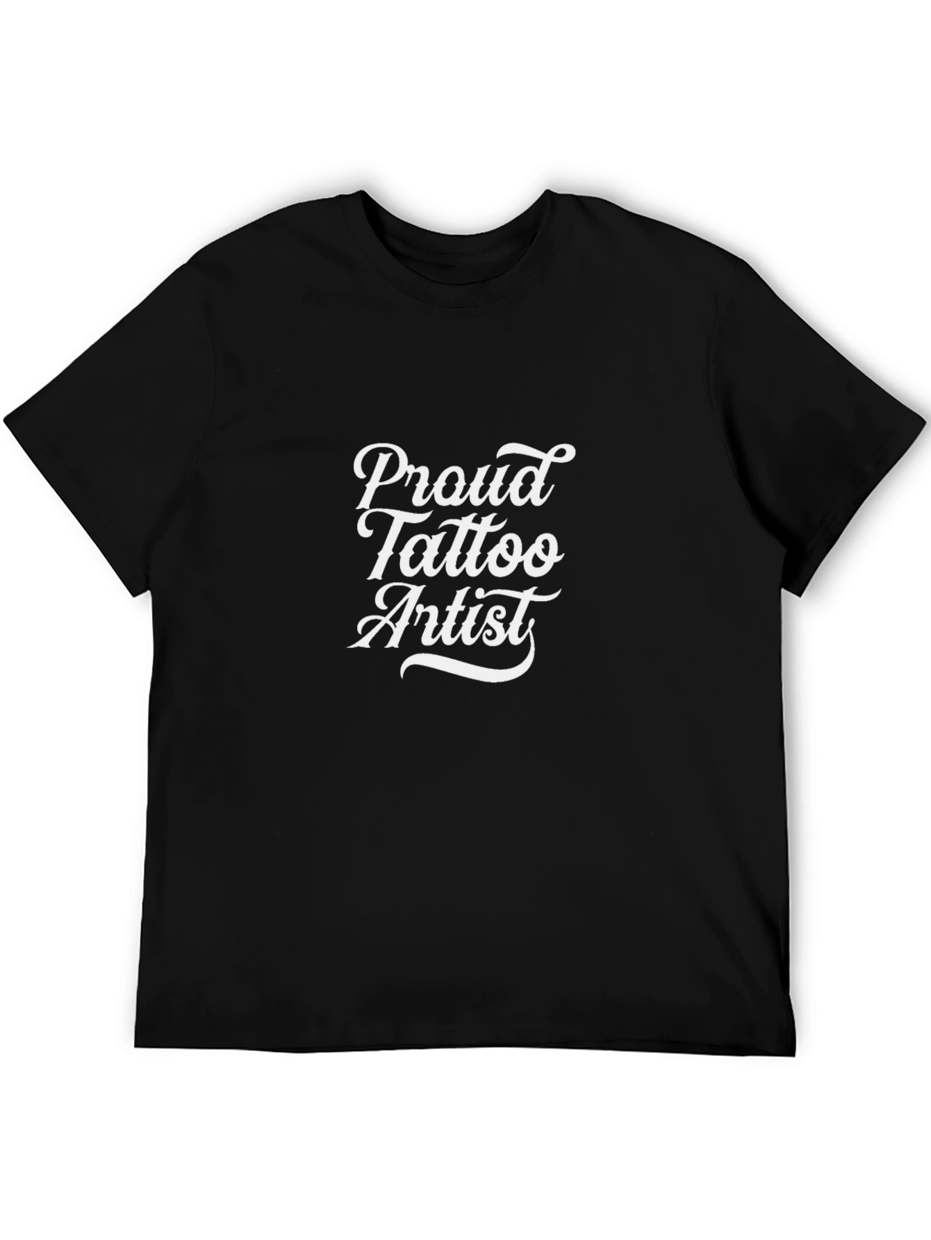 Proud Tattoo Artist Black T-Shirt