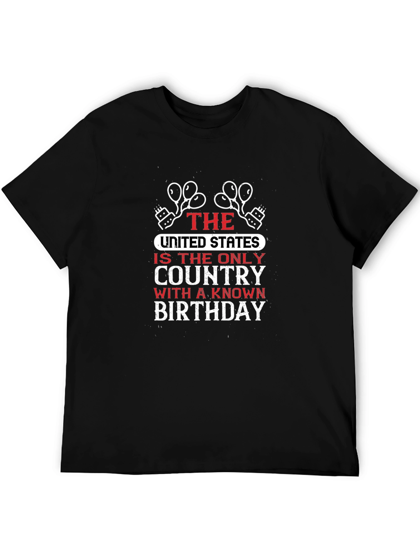 USA Birthday Graphic Tee - Patriotic Shirt