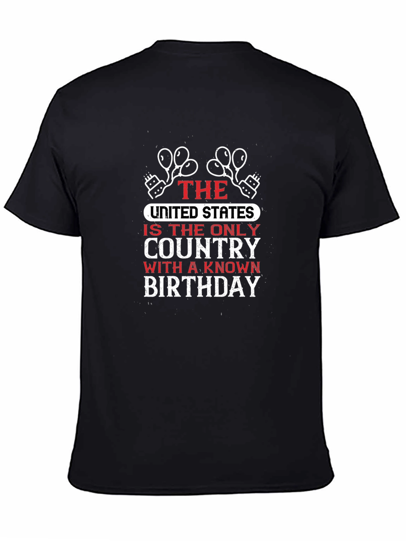 USA Birthday Graphic Tee - Patriotic Shirt
