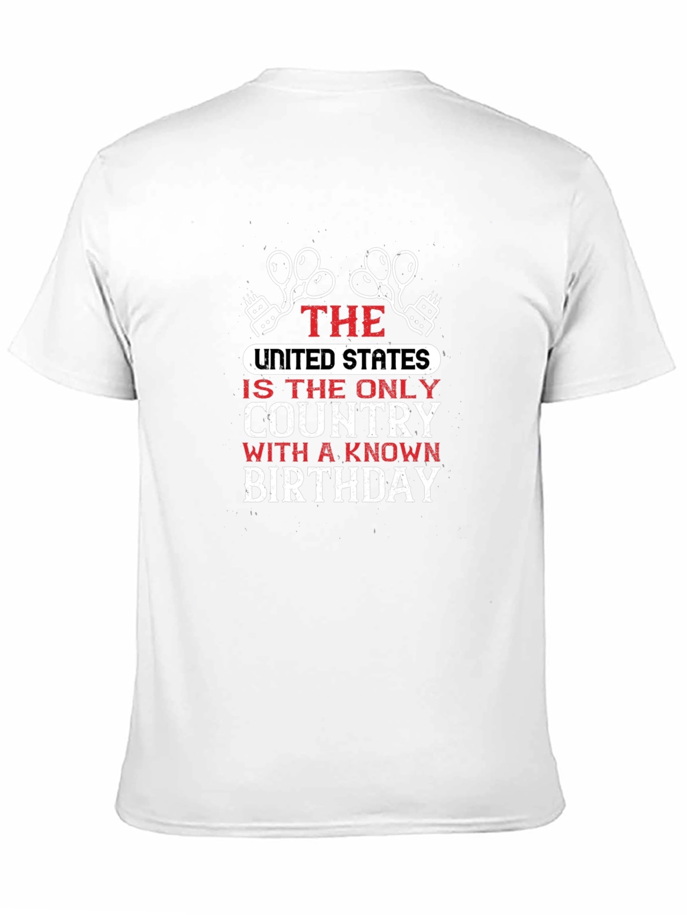 USA Birthday Graphic Tee - Patriotic Shirt