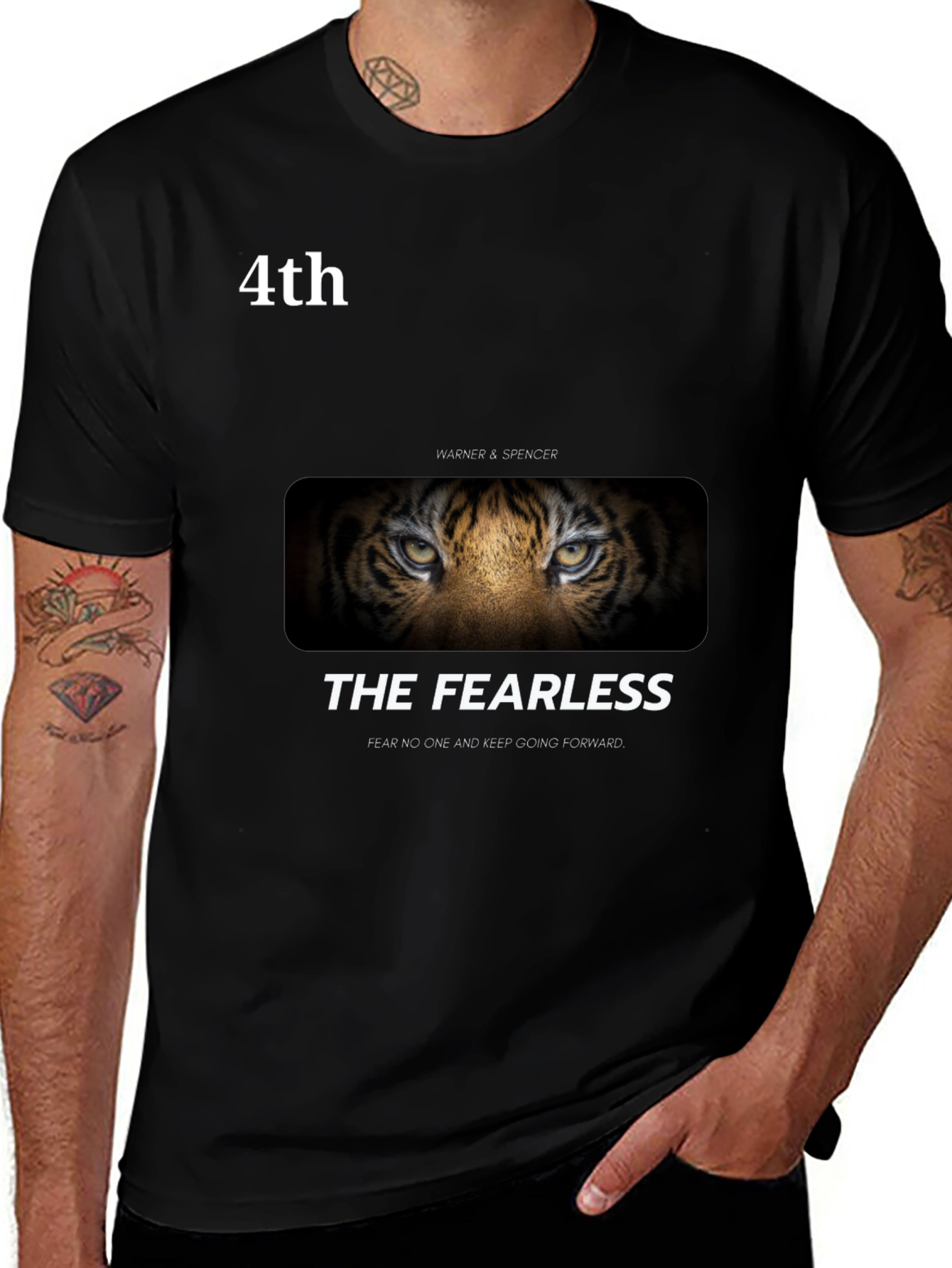 The Fearless Tiger Graphic T-Shirt